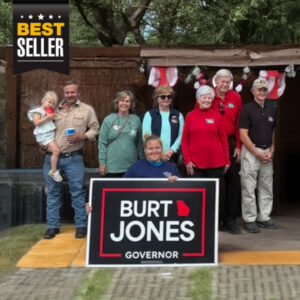 Burt Jones Governor 2026 Yard Sign