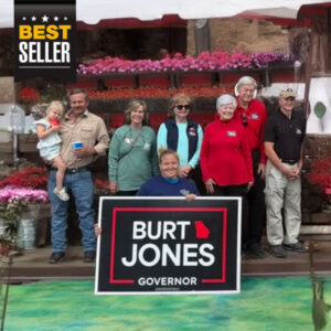 Burt Jones Governor 2026 Yard Sign