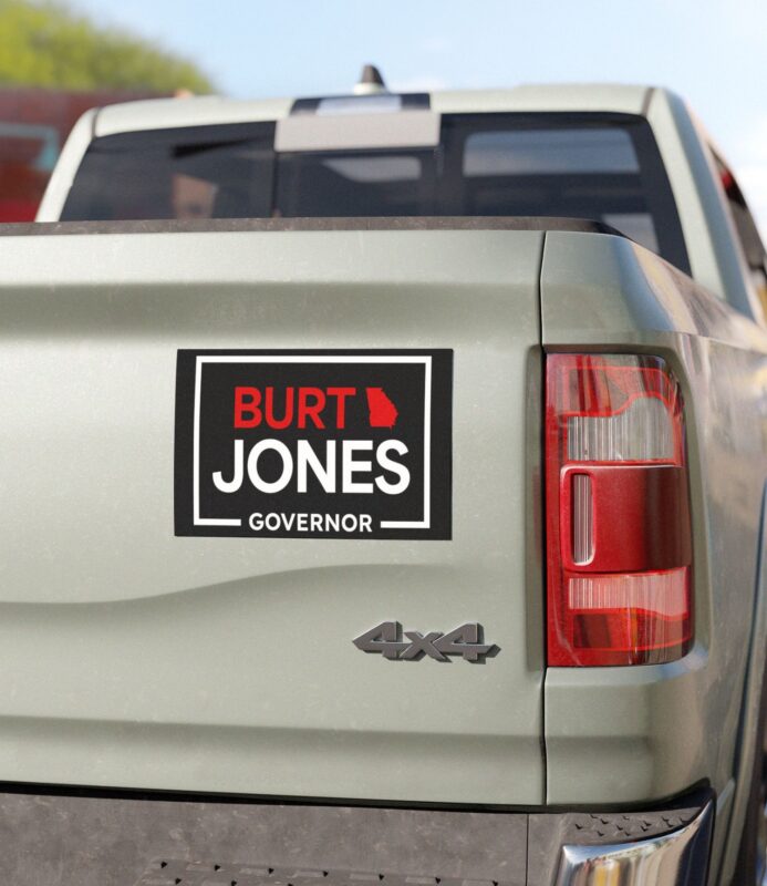 Burt Jones Governor Car Magnets