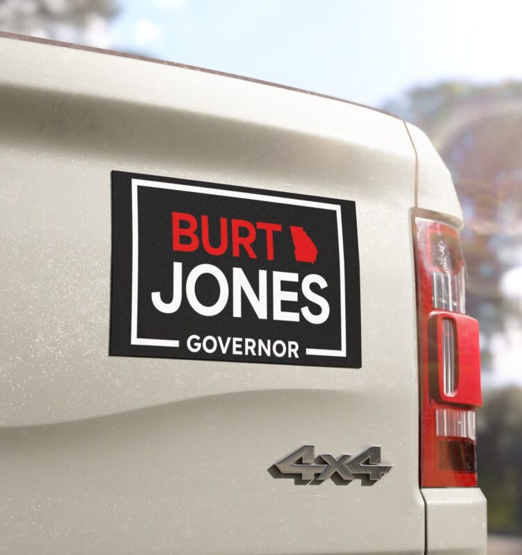 Burt Jones Governor Car Magnets