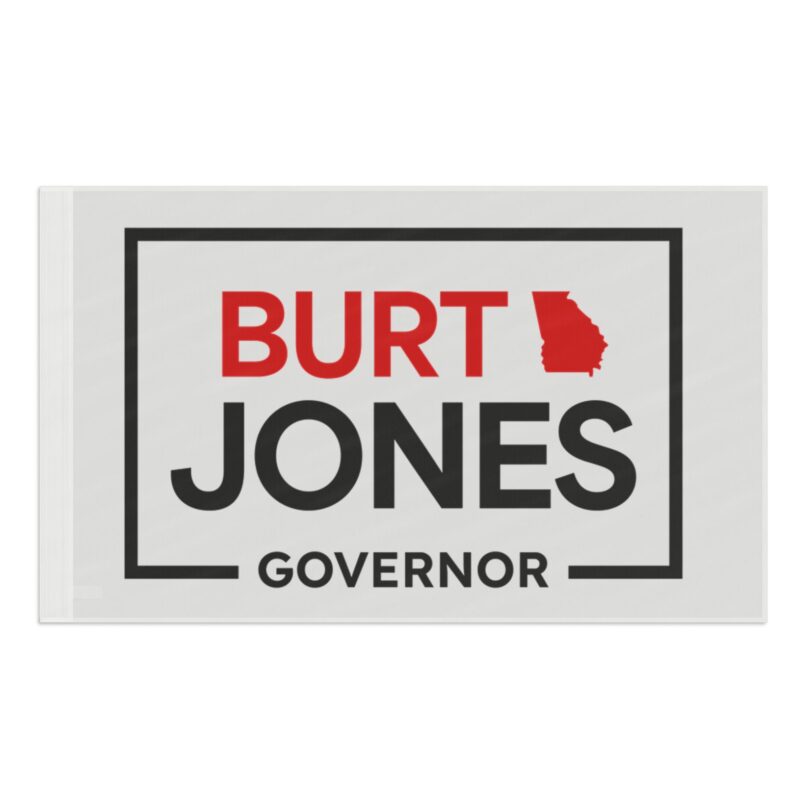 Burt Jones Governor Flag
