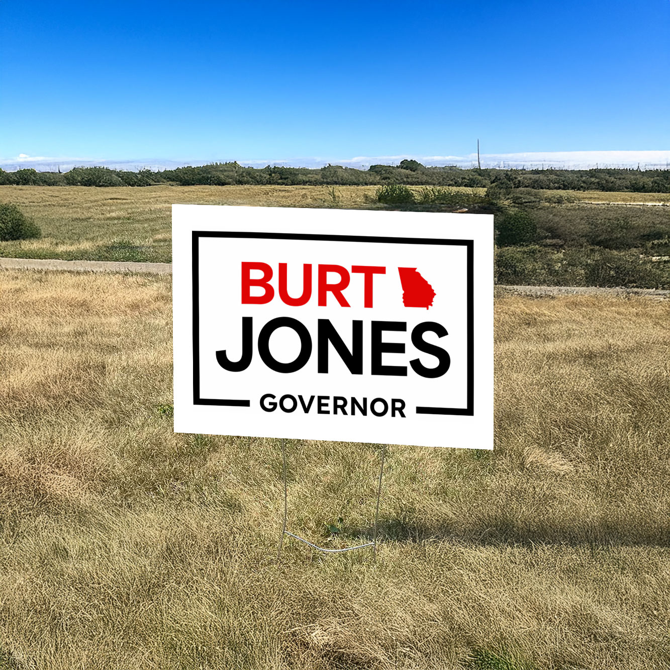 Burt Jones Governor Yard Sign