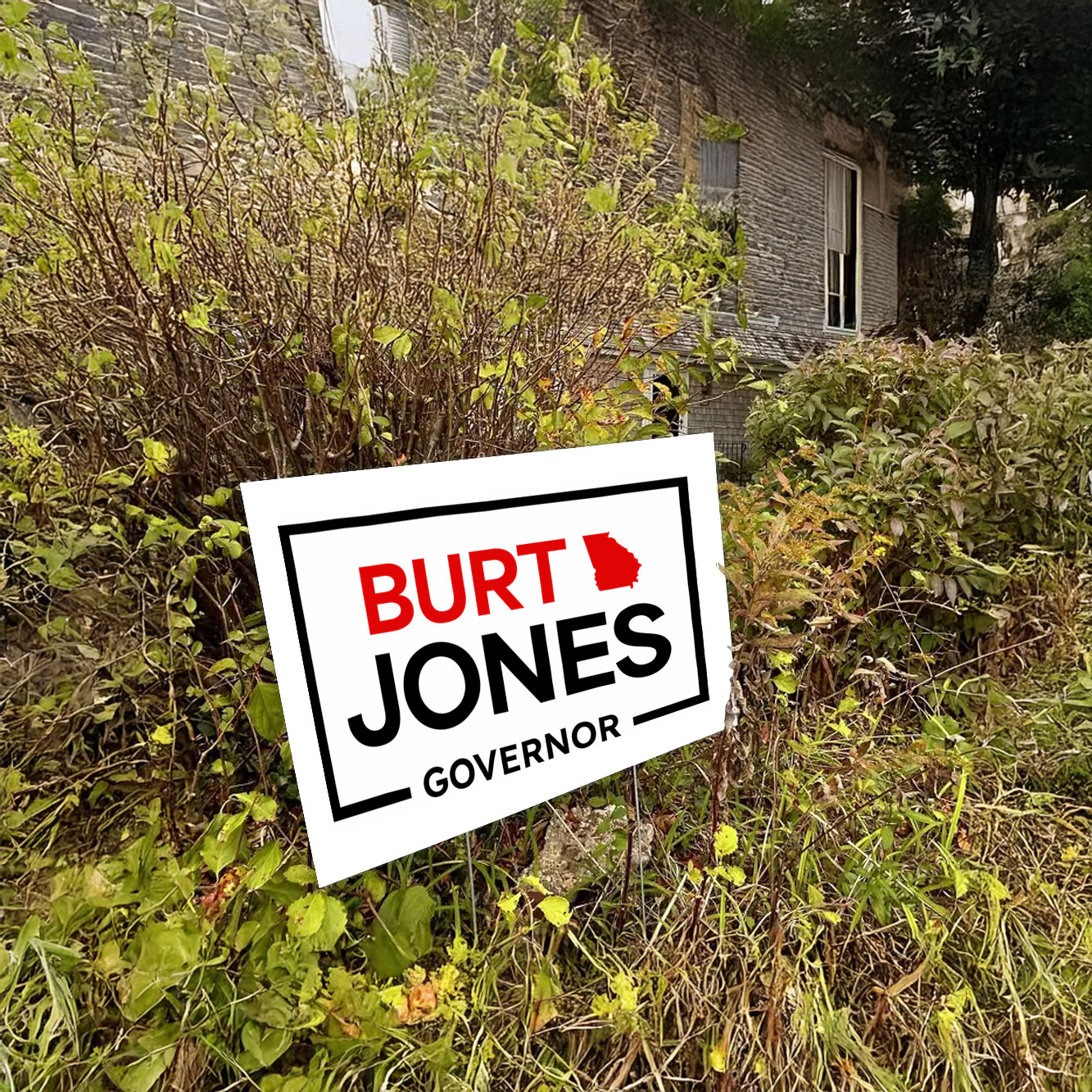 Burt Jones Governor Yard Sign
