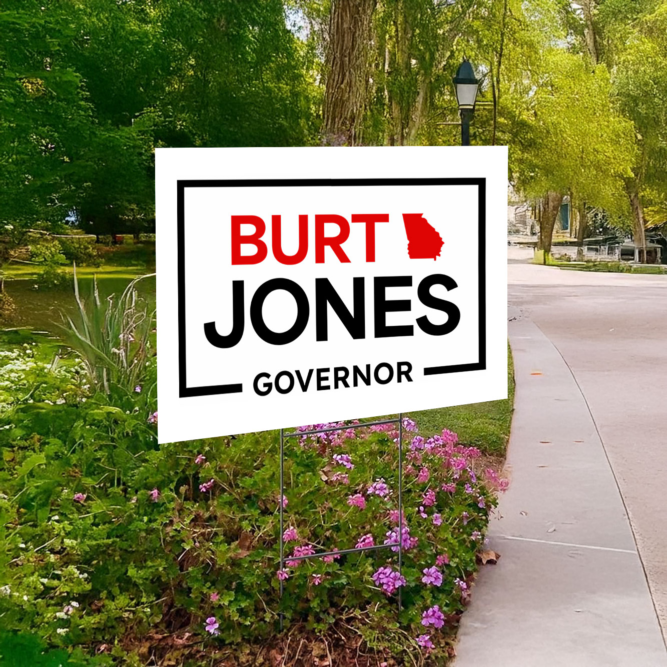Burt Jones Governor Yard Sign